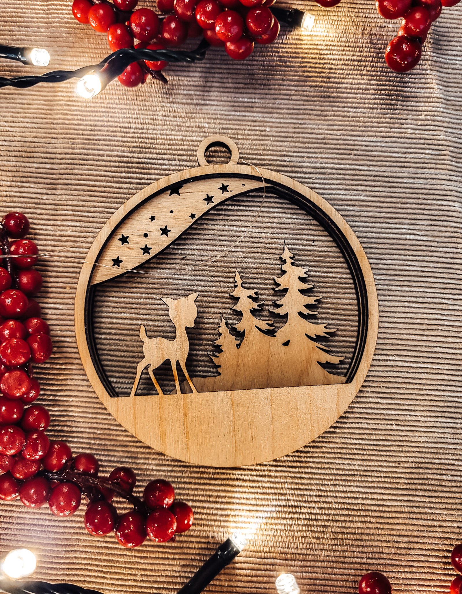 3d mediniai Kalėdiniai žaisliukai