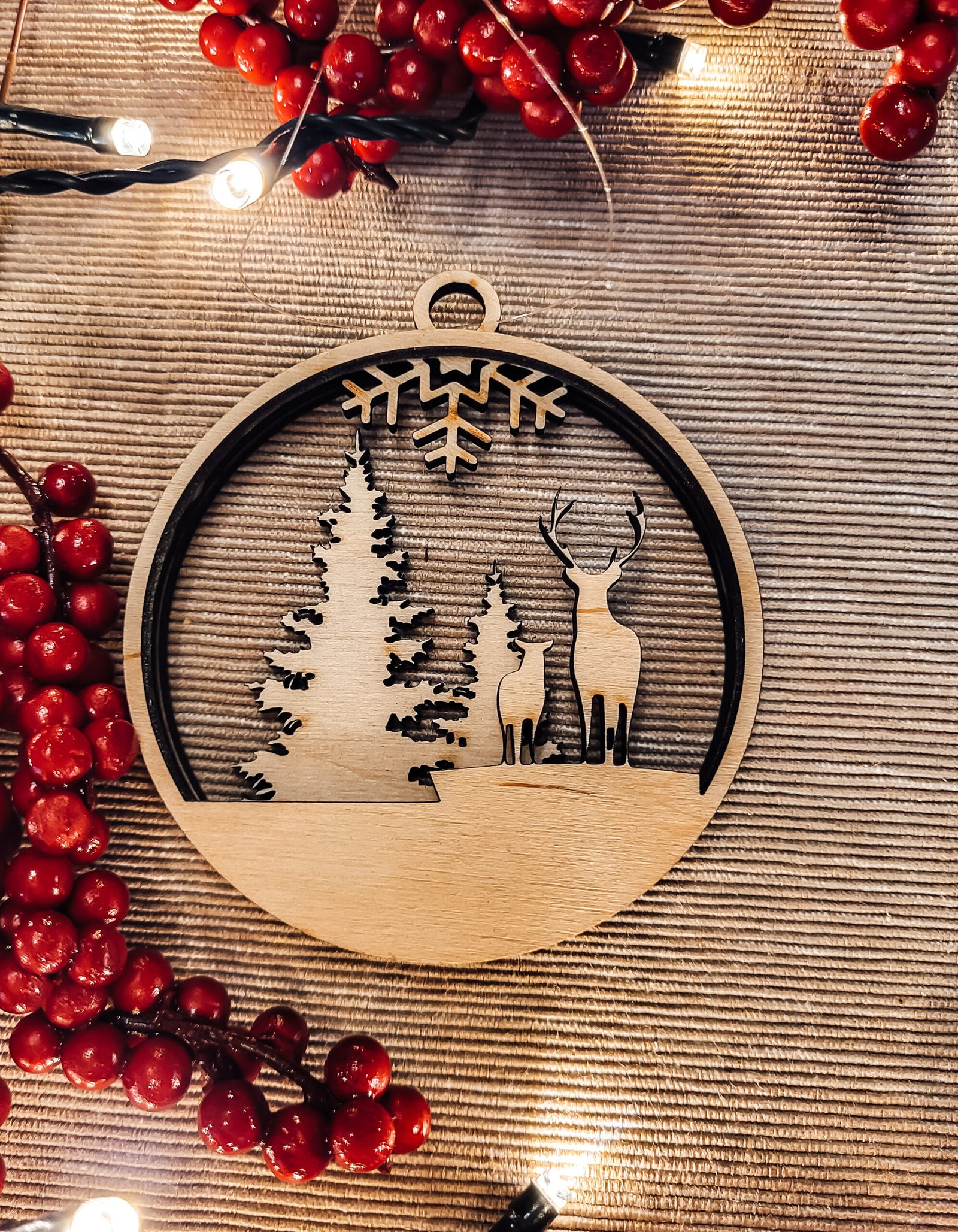 3d mediniai Kalėdiniai žaisliukai