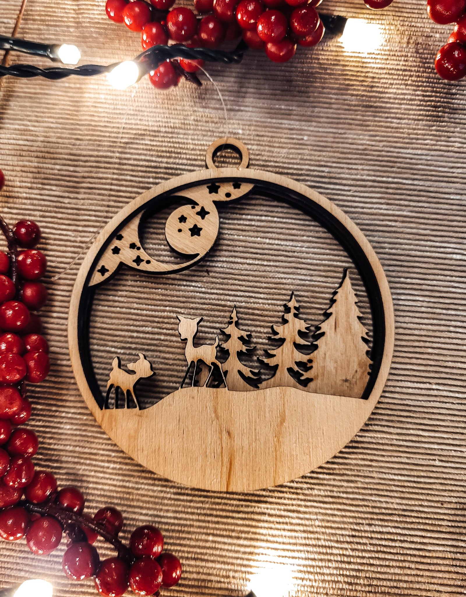 3d mediniai Kalėdiniai žaisliukai