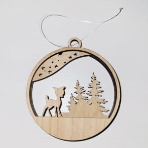 3d mediniai Kalėdiniai žaisliukai