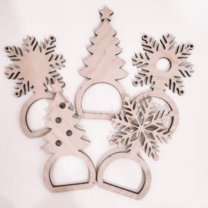 Kalėdiniai servetėlių žiedai